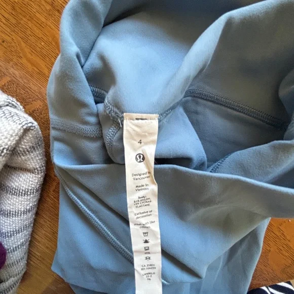 Lululemon Athletica Blue Performance Leggings - Picture 2 of 4